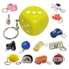 Dice Stress Reliever Key Chain