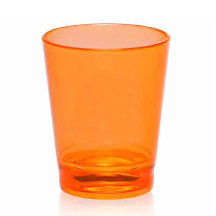 Mini Clear 1.5 oz. Plastic Shot Glasses - Ideal for Whiskey, Wine Tasting