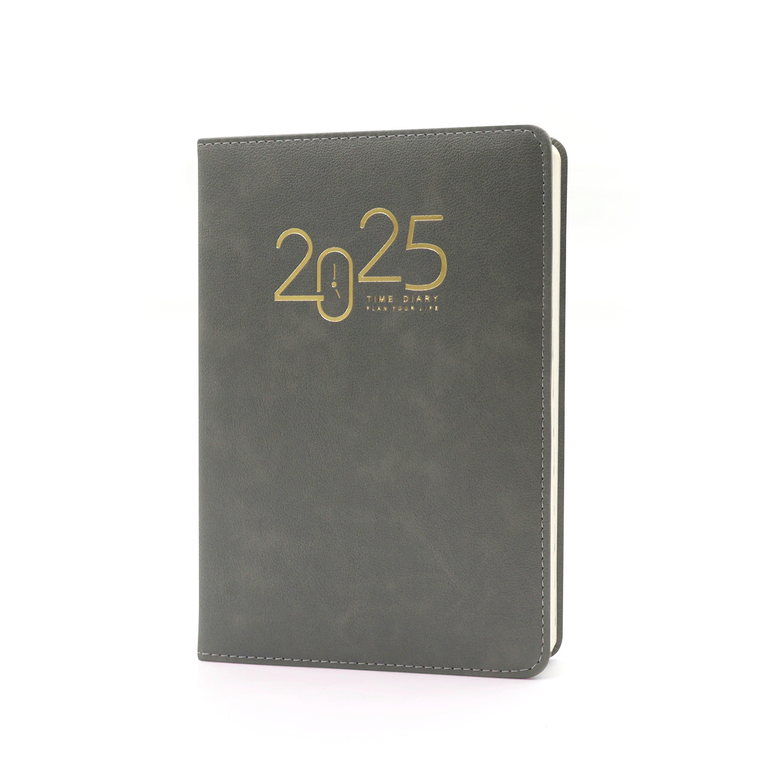 2025 Hardcover PU Leather Diary Notebook