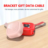 3 in 1 Universal Telescopic Charging Data Cable With Phone Stand, compatible with a wide range of devices