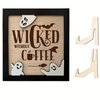 Cute Wooden Ghost Ornament