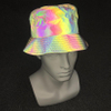 Men and Women Night Reflective Hat Runner Cap Visor Bucket Hat Flash Rave Festival