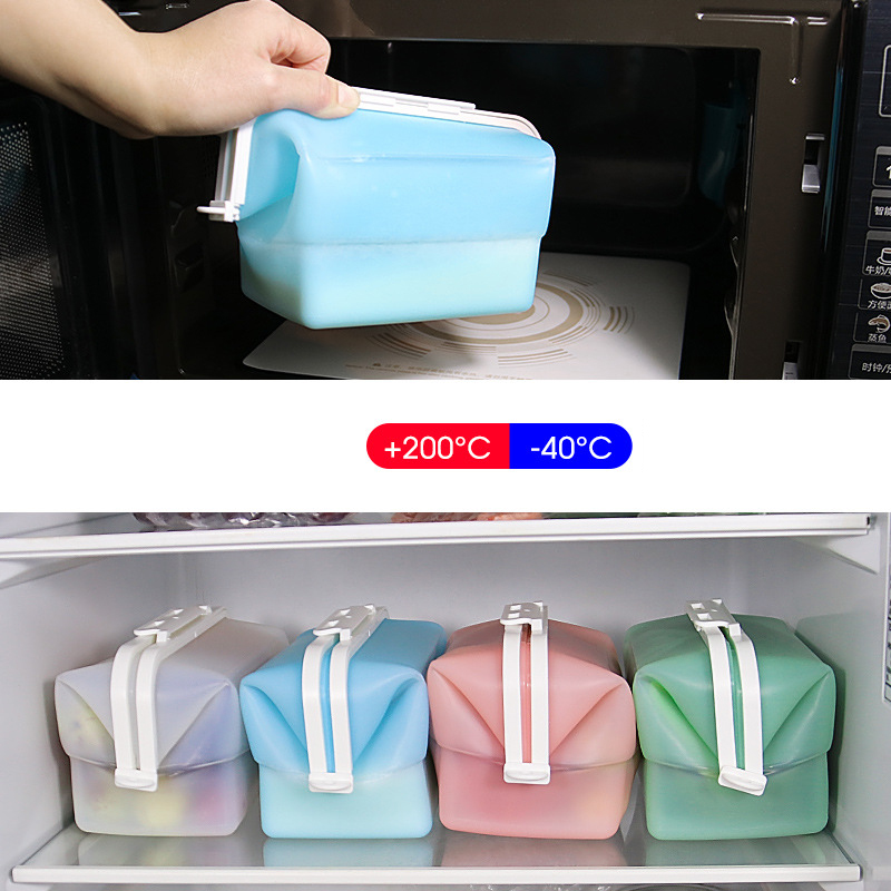 Folding Reusable Silicone Lunch Box