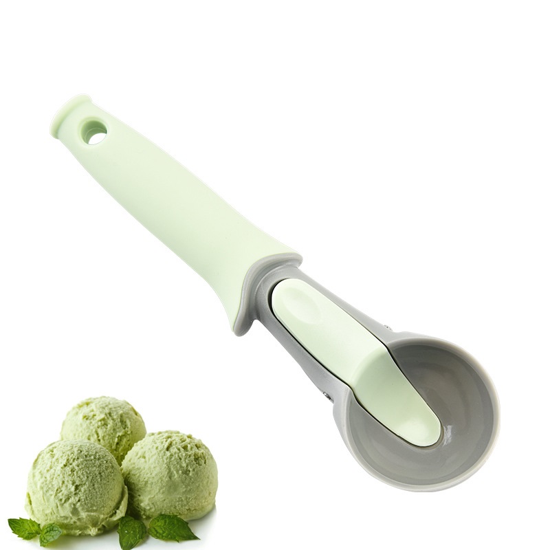 Plastic Cookie Ice Cream Scoop with Easy Trigger for Baking Durable Melon Baller Scoop Perfect for Frozen Yogurt Gelatos Sundaes