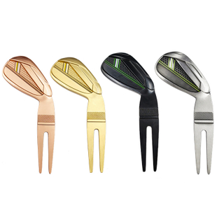 Golf Club Shaped Divot Tool - Zinc Alloy Turf Repair Tool