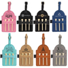 PU Leather Golf Tee Holder Luggage Tag