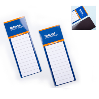 6.3 " x 2.3 " 30-Sheets Lined Paper Notepads with Full Magnetic Backing for Refrigerator To-do Pad