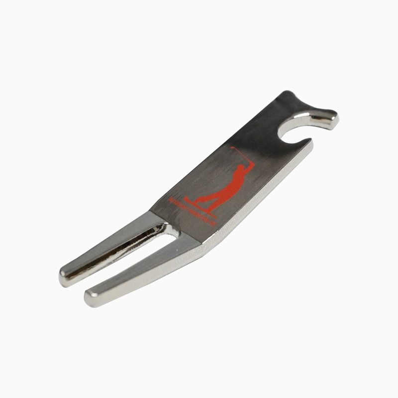 Zinc Alloy Golf Divot Tool with Bottle Opener