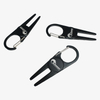 Self-Locking Divot Repair Tool with Ball Marker and Clip