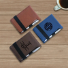 Pocket-size PU Leather Golf Scorecard Holder (12.5 X 8.5 Cm) with Side Pen Slot, Elastic Band Closure