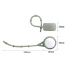 Portable Silicone Golf Ball Holder with Knots - Single Ball Storage Pouch to hold one ball securely and attaches easily