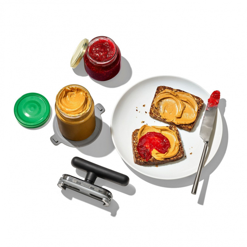 Adjustable Jar and Bottle Lid Opener with Non-Slip Handle, Screw Cap Opener for Seniors and Arthritis