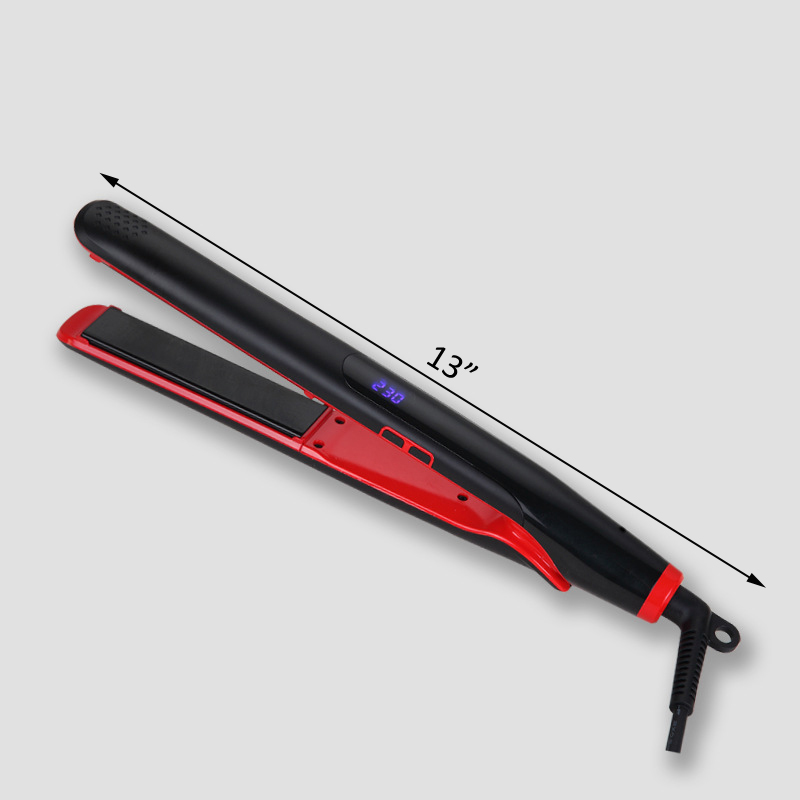 Hair Straightener 2 in 1 Curling Iron Travel Size Ceramic Travel Flat Iron Professional Hair Curler for Short Hair, Bangs, Edges