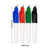 3.6inch Pocket Golf Ball Lines Drawing Marker Pen with a Metal Triangle Clip