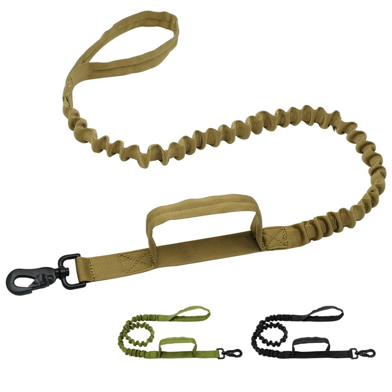 Heavy Duty Dog Leash with Shock Absorption 2 Padded Handles Training Leash Improved Dog Safety and Comfort