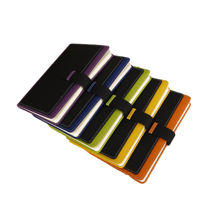 Hardcover A5 Faux Leather Notebook, 5.6 '' * 8.2 '', 100 sheets Lined Journal Notebooks For Business Office School Meeting