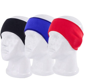 Polar Fleece Athletic Headband for Winter