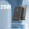 Ultra-thin metal magnetic wireless 10000mAh power bank, 15W wireless charging+PD20W bidirectional fast charging