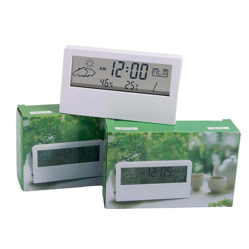 Temperature Hygrometer Desk Clock
