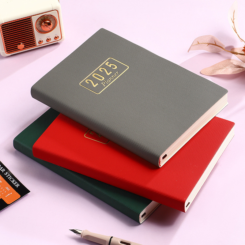 PU Leather 2025 Planner Notebook A5
