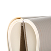 Hardcover A5 Leather Retro Notebook Front Pocket Journal Button Closure for Writing