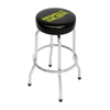 Custom Logo Shop Bar Stool, 360 Degree Swivel Barstools with Padded PVC Seat, 30" Tall, 14.6" Diameter