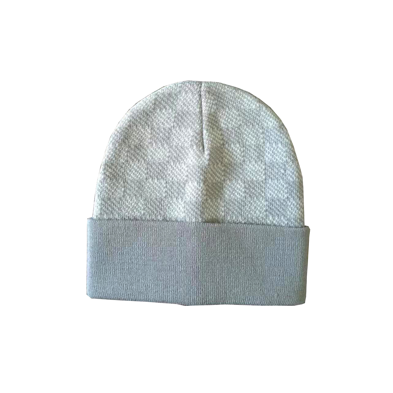 Vintage Plaid Knitted Hat Winter Beanies Windproof Unisex Soft Warm Acrylic Brimless Beanie Hats For Men and Women