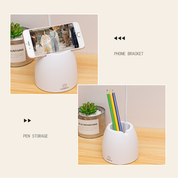 Ring Flexible LED Rechargeable Table Lamp Without USB