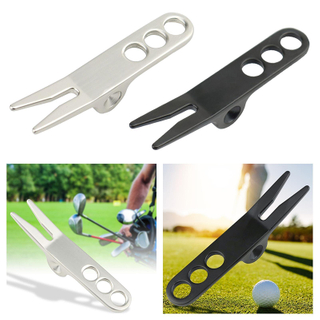 Zinc Alloy Golf Divot Tool with Finger Hole Design