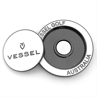1.65" Metal Poker Chip Coin with Detachable 1" Magnetic Golf Ball Marker