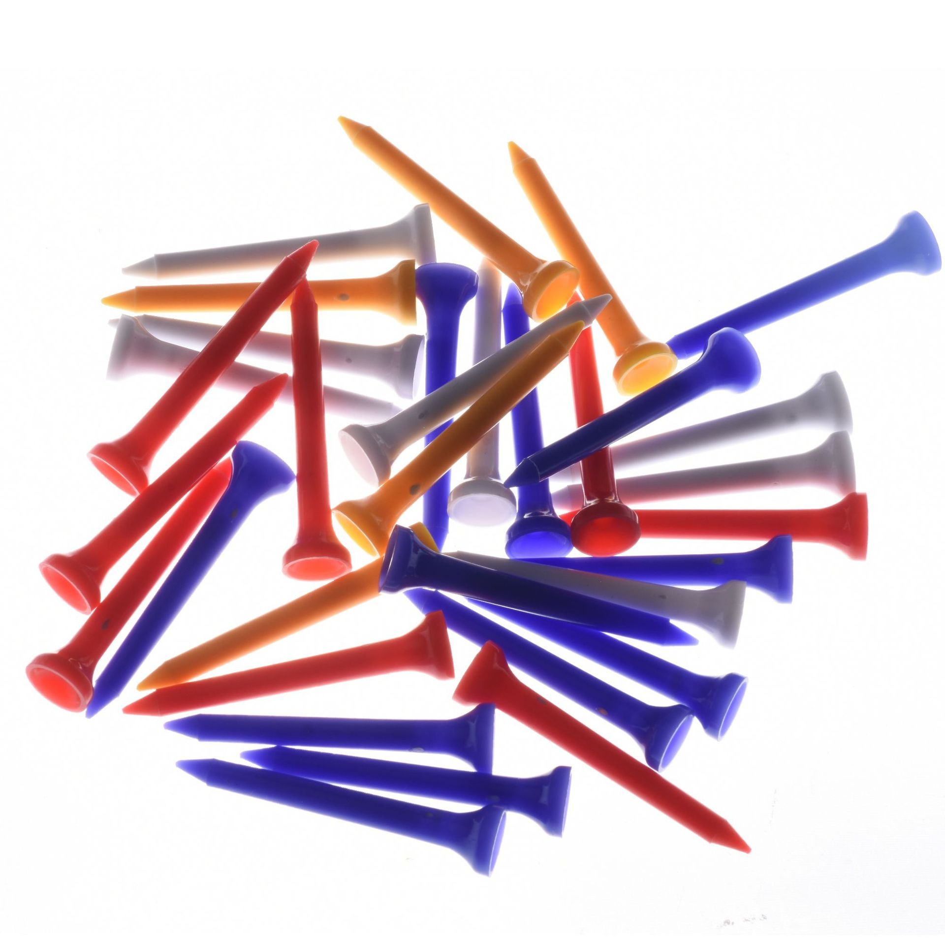 Custom 3-1/4" Durable ABS Plastic Golf Tees - Ideal Height for 400CC Drivers