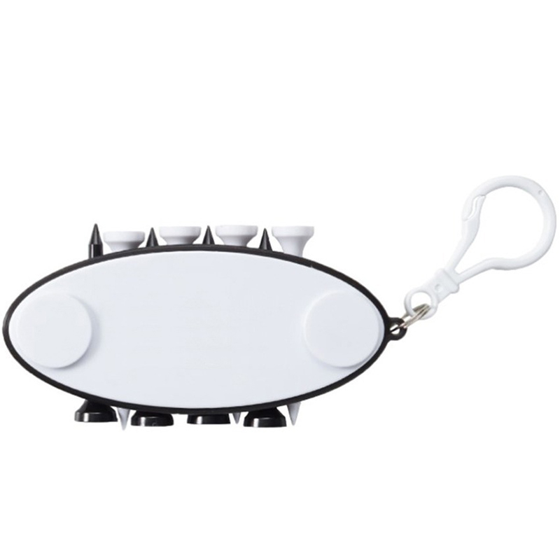Oval Shape ABS Golf Tee Holder Key Tag