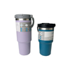 Double-wall Stainless Steel Insulated Tumbler with Dual-Drink Lid and Handle - 20oz/30oz/40oz