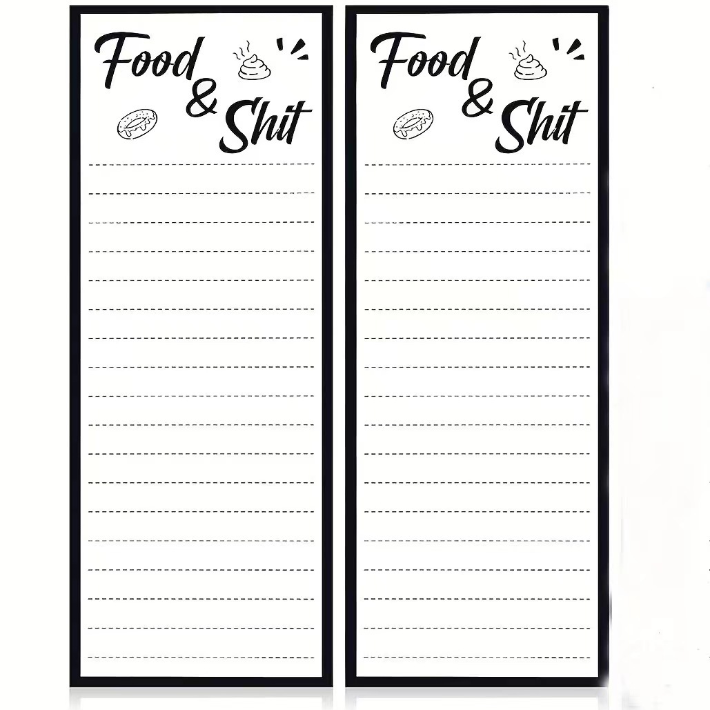 Magnetic Fridge Notepad with Full Soft Magnet Backing