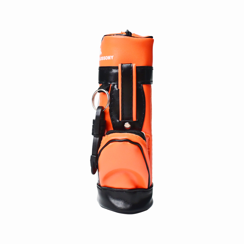 PU Golf Ball Pouch Set - Includes 3 Balls, Large Side Zipper, Hook Clip, Durable & Portable