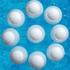 1.68" Dia Floating, Crack-resistant Double-Layer Golf Ball for Auea Golf