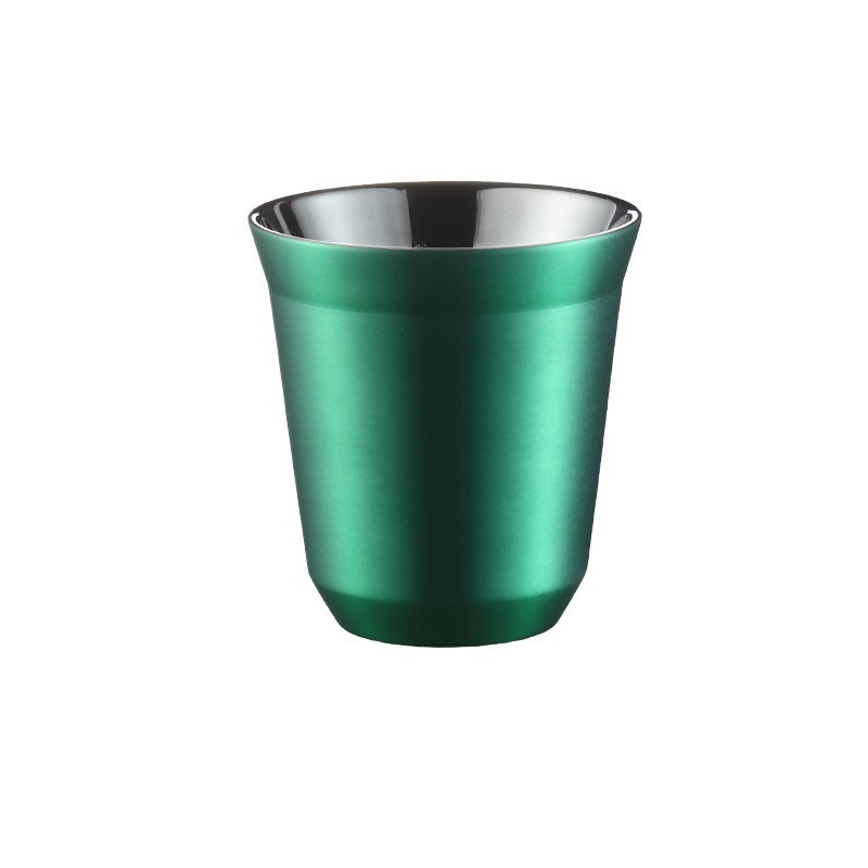 Mini Stainless Steel Espresso Cups Double Wall Vacuum Insulated 5.4oz Coffee Cup for Drinking Coffee Mug