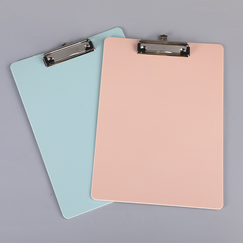 A4 File Writing Board Clipboard Folder Document With Metal Clip for Business, Office, Nursing, Restaurant.