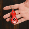 5-in-1 Screwdriver Key Chain Screwdriver Bottle Opener Knife Multi-Tool Key Ring with LED Flashlight
