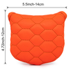 Premium PU Leather Square Mallet Shaped Hook&Loop Closure Golf Putter Headcover with Soft Lining