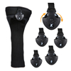 Durable Neoprene Headcovers with Long Knitted Necks And Rotating Number Tags
