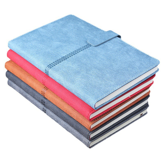 Hardcover Retro A5 PU Leather Buckle Business Notebook Journal, 5.6" * 8.2"