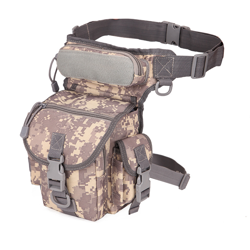 Tactical Drop Leg Bag For Men Black Crossbody Backpack Thigh Pouch Military Hunting Outdoor Sling Bags Motorcycle Tool Work Waist