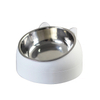 Stainless Steel Pet Bowl 15-degree Slanted Feeder Bowl for Dogs and Cats