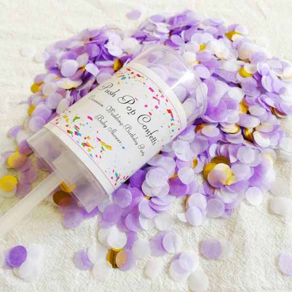 Push Pop Confetti Poppers Cannon
