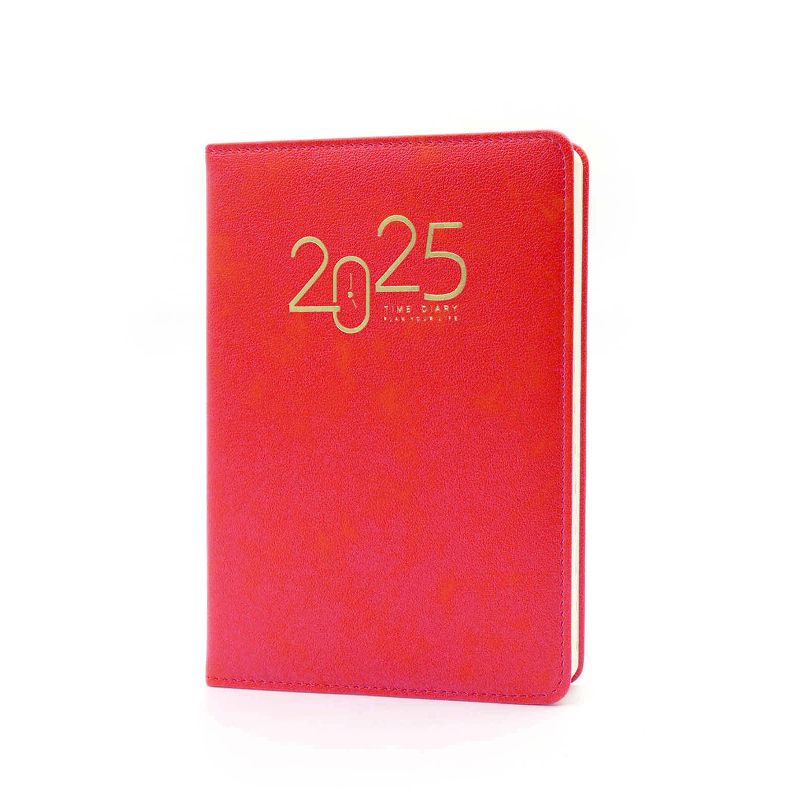 2025 Hardcover PU Leather Diary Notebook