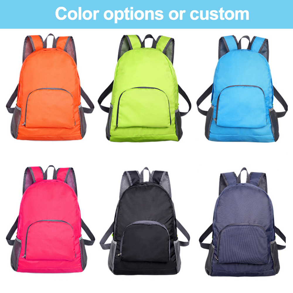 20-35 Litre Foldable Waterproof Travel Sport Backpack With Front Pocket