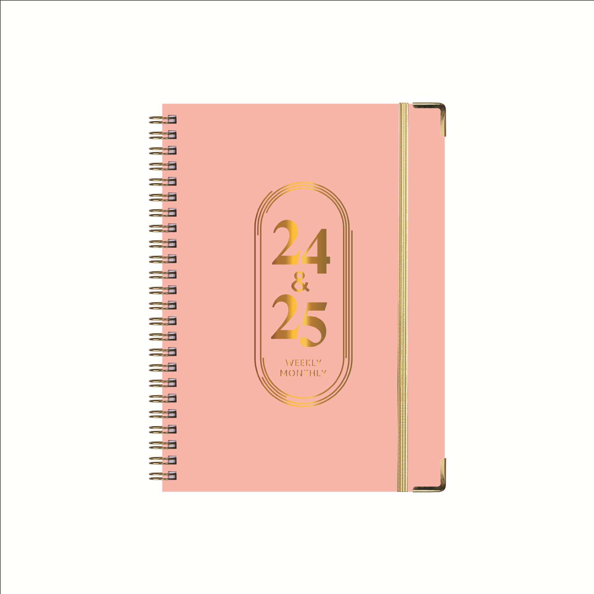 2024-2025 Weekly Monthly Planner Spiral Notebook