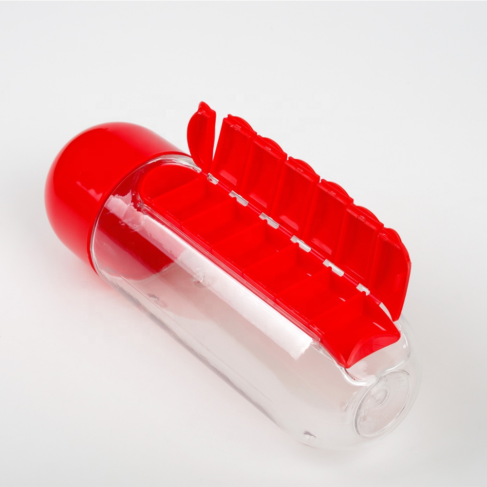 20 oz. Water Bottle With Medicine Case