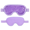 PVC Gel Cold/Hot Therapy Gel Bead Pack Reusable Eye Mask With Adjustable Elastic Band to fit most